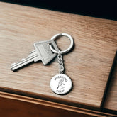Steel Keychain - Black